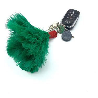 Feather Keyholder | Ostrich Green
