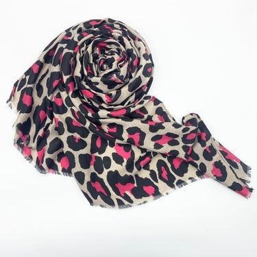 Leopard Spring Wrap | Barbie Pink