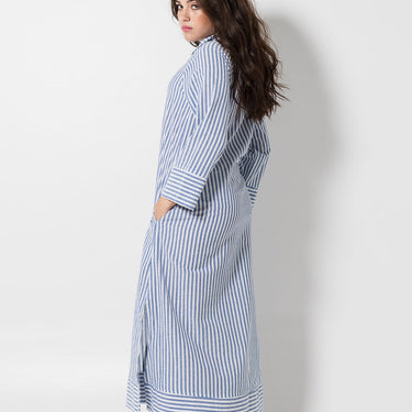 Get Shirty Dress | Blue Stripe