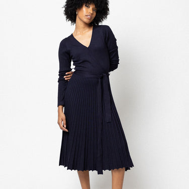 Nancy Knit Dress | Indigo