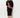 Zip detail knit dress | Black