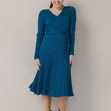 Nancy Knit Dress | Teal