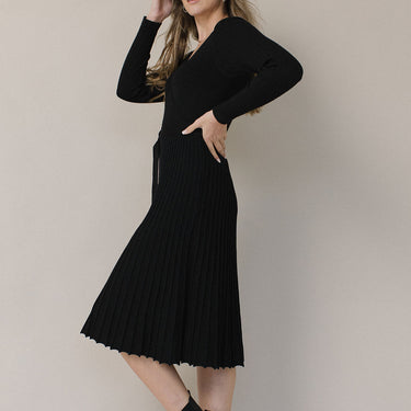 Nancy Knit Dress | Black