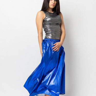 Azure Foil Skirt