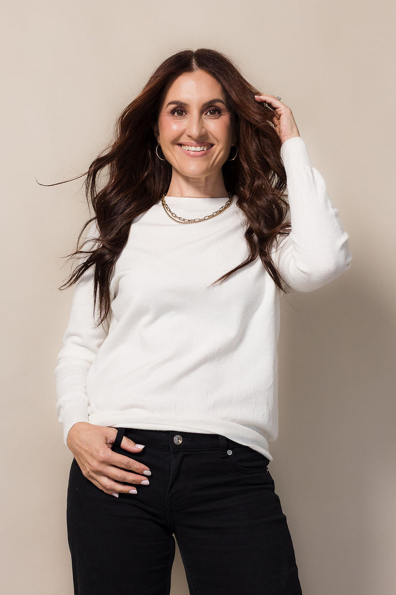 Core Crew Knit | Ivory
