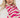 Zebra Wrap | Pink/Creme
