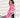 Zebra Wrap | Pink/Creme