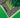 Silky Scarf | Green Blocked