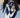 Large Square Scarf | Navy Botega Blooms
