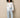Linen Belted Jogger | Sky