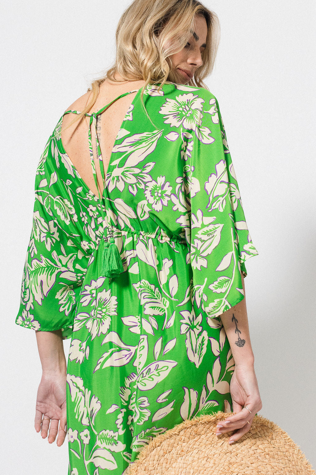 Morgan Maxi Dress | Lush Lime Print