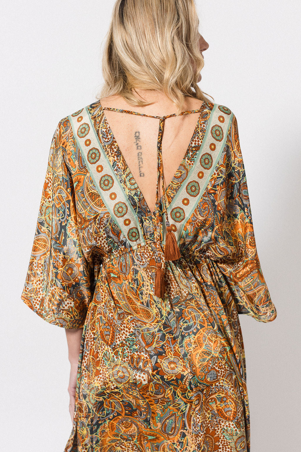 Morgan Maxi Dress | Bronzed Bloom Print