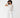 Serena Skirt Pant | White