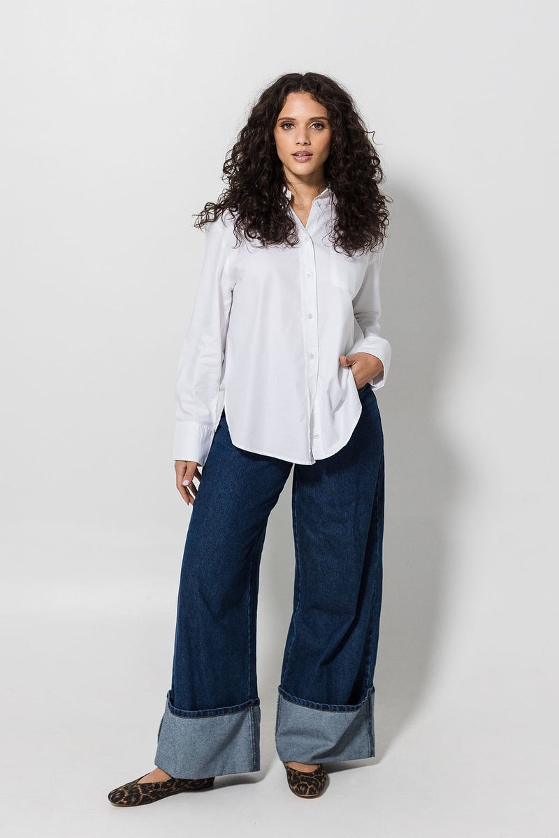 Premium Cotton Shirt | White
