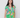 Drift Top | Lime blockprint