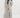 High Neck Dress | Silver Ribbing