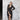 Marlo Mockwrap Dress | Black Dotty